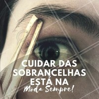 Suas sobrancelhas são a moldura dos seus olhos. Por isso, elas merecem o cuidado e o carinho que só nós podemos te oferecer! 😍💕💕 #sobrancelha #designsobrancelha #ahazou #autoestima #beleza #embelezamentodoolhar #instabeauty