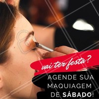 Já sabe a make que vai usar sábado? Então aproveita e agende seu horário pra fazer aquela make bapho do fim de semana 💄 #sabado #maquiagemx #ahazou #maquiadoraporamor