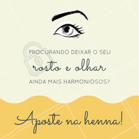 As sobrancelhas são um elemento que tem o poder de deixar o rosto de alguém com mais harmonia e equilíbrio, para isso elas devem estar no formato ideal e sem falhas aparentes. A solução nós já temos, agora é só você agendar o seu horário para fazer henna na sua sobrancelha! 😜 #henna #sobrancelha #amo #ahazou #designdesobrancelha #harmonia #rosto #formato