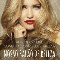Seu cabelo e nosso espaço deram MATCH! Portanto, venha nos visitar! #SalaoDeBeleza #Beleza #Ahazou #Autoestima #Cabelos #CabeloDiva #Instabeauty