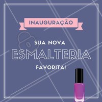 Você AMA esmalte? Está procurando uma esmalteria especial, que seja do jeito que você sempre procurou? Então venha já conhecer nossa esmalteria (inserir nome) 😍💅 #esmalteria #esmalte #unha #ahazou