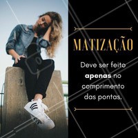 Pois geralmente, a região sem química tende a clarear mais rápido, o que ocasionaria tons diferentes no cabelo.
Por isso é importante que este processo seja feito por um profissional!
Agende o seu horário.
#matização #matizar #cabelo #ahazou