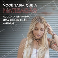 A coloração dos fios está apagadinha? Aposte na matização, o processo de matizar os fios auxilia dando maior vivacidade para os fios!
Agende o seu horário!
#matização #matizar #ahazou #cabelo