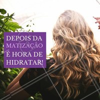 Não deixe de cuidar dos fios depois da matização, é muito importante para que os fios continuem saudáveis!
#matização #matizar #cabelo #ahazou