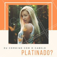 As mudanças capilares nunca foram tão democráticas quanto nos últimos tempos, deixando para trás aquela história de que você não pode fazer o que quiser com seus fios. Todos os tipos de pele e cabelo podem investir no platinado sem medo, basta que a técnica seja trabalhada para criar harmonia. Converse com um de nossos profissionais para saber como ficaria mais apropriado para você! #amo #ahazou #cabelo #platinado #dica #cabeloplatinado #tendência