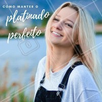 O cabelo platinado precisa de cuidados especiais para que não desbote ou amarele. Para isso, é importante usar produtos que sejam próprios para este tipo de técnica, especialmente os que possuem pigmento roxo. Além disso, as hidratações semanais são importantíssimas para manter os fios cheios de brilho e saudáveis. Peça ajuda de nossos profissionais para mais dicas de como cuidar do seu platinado perfeito. #cabelo #platinado #amo #ahazou #dicas #cuidados #química