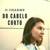 Cabelo curto deixa qualquer mulher charmosa, não é? 😉 Agende já o seu horário e venha aproveitar o charme desse corte maravilhoso! #cabelocurto #shorthair #corte #cabelo #ahazou #5ptz