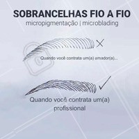 Eai, será que uma sobrancelha bem feita faz diferença ? 😍 Venha fazer sua avaliação e descubra o novo olhar que você pode e merece ter! #Sobrancelhas #Microblading #Beleza #Ahazou #SobrancelhasFioaFio #Micropigmentação #EmbelezamentoDoOlhar #Autoestima