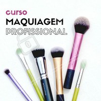 Seja um maquiador profissional, aprenda a valorizar cada formato de rosto/olho e tom de pele e deixe mulheres lindas com seu trabalho! 💄 #cursomaquiagem #maquiagemprofissional #ahazou #amomaquiagem #maquiador #maquiadorprofissional