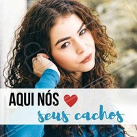 Pode confiar que nosso salão vai cuidar dos seus cachos com muito amor 💇 #cacheada #cachos #curlyhair #cachinhos #ahazou #cachosperfeitos