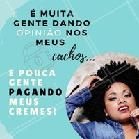 Cadê as cacheadas com orgulho que não ligam pra opinião dos outros? 🙅 #cacheada #cachos #curlyhair #cachinhos #ahazou #cachosperfeitos