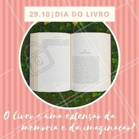 No dia mundial do livro, que tal estimular a leitura e toda a imaginação que tem dentro de você e todos aqueles que estão a sua volta? Leia um livro, dê um livro de presente, faça a sua parte. #leitura #diadolivro #livro #educação #ahazou #amo #imaginação