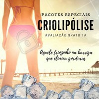 Criolipolise 😍 venha congelar e eliminar essa gordurinha que te incomoda! Agende seu horário! #TratamentoCorporal #Beleza #Ahazou #Autoestima #Criolipólise #GorduraLocalizada #ReduçãoDeMedidas #Emagrecimento