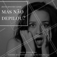 Tá esperando o que para agendar seu horário e deixar a pele lisinha? Não dá vai deixar de aproveitar o verão, por causa dos pelos! #partiubiquini #amo #ahazou #verão #calor #depilação #pelos #estéticacorporal