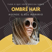 A diferença do ombré para outras técnicas é a questão da sombra, nesta ela faz o efeito degradê.
Agende o seu horário e sinta o cabelo dos seus sonhos!
#coloração #ahazou #ombrehair #ombre #hair #beauty #cabelos