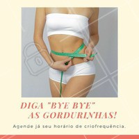 Agende o seu horário e diga adeus não só as gordurinhas, mas a celulite e a flacidez também 🤗 #criofrequência #flacidez #estéticacorporal #beleza #ahazou #celulite #gorduralocalizada #amo