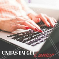 As unhas de gel são super resistentes e com aspecto natural. Agende já o seu horário! #Unha #Manicure #Gel #UnhasDeGel #unhasemgel #ahazou
