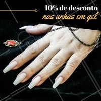 As unhas de gel são unhas feitas à base de um gel fino e transparente. Esse material pode ser colocado sobre a unha e modelado de acordo com a forma e o tamanho que a pessoa preferir, que é um alongamento, geralmente indicado para quem tem o costume de roer as unhas. #Unhas #Beleza #UnhasDeGel #Manicure #Esmalte #unhaemgel