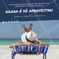 É BRONZEADO 🔝 QUE VOCÊ QUER? Então não deixe de conferir a nova técnica bronzeadora: bronzeamento natural! Com produtos aceleradores e a ação do sol, sua única preocupação é ficar deitada enquanto o seu personal bronzer checa se já é o momento de virar. #bronzeamentonatural #amo #bronzeadoperfeito #bronzeado #estéticacorporal #verão #ahazou #bronzetop