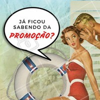 Fica ligada! Estamos com promoção em (escrever aqui serviços/tratamentos) 😍 Corre pra aproveitar! #promocao #desconto #ahazou #beleza