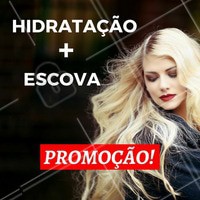 Quer ficar com o cabelo lindo e por um precinho maravilhoso? 💇 Aproveite nossa promoção especial! #promocao #desconto #ahazou #beleza