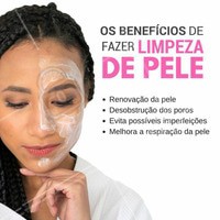 Uma pele bem cuidada é pele que faz limpeza facial. Venha agendar agora o seu horário para Limpeza de Pele! #EstéticaFacial #TratamentoFacial #Ahazou #Beleza #LimpezaDePele #Estetica #Esteticista #Autoestima