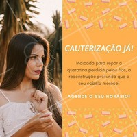 Seu cabelo está pedindo socorro? Agende o seu horário e venha fazer o tratamento! #cauterização #cauterizaçãocapilar #ahazou #cabelo #beauty
