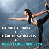 Hábitos saudáveis como alimentação balanceada e exercícios regulares são essenciais para atingir resultados eficazes com a carboxiterapia! #carboxiterapia #celulite #gordura #flacidez #ahazou #esteticacorporal #verao2018
