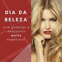Aproveite nossos serviços e tratamentos com descontos exclusivos só no nosso Dia da Beleza! Venha se sentir especial aqui 😍 #diadabeleza #beautyday #ahazou #beleza