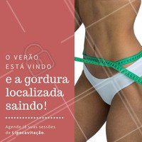 Que tal eliminar a gordura localizada da sua vida com lipocavitação e botar o corpão para jogo nesse verão? Agende sua sessão e veja sua auto confiança florescer! #lipocavitação #amo #ahazou #estéticacorporal #gorduralocalizada #beleza #beauty
