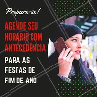 Fique atenta! 😱 As festas de fim de ano já estão chegando e você não pode deixar pra agendar para a última hora! Agende já seu horário ☎️ #fimdeano #natal #anonovo #beleza #ahazou