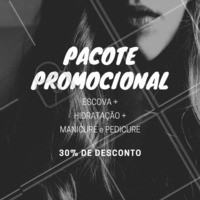 Feche um pacote e ganhe 30% de desconto. Entre em contato conosco agora mesmo! #SalaoDeBeleza #Ahazou #Beleza #Cabelos #Hidratação #Manicure #Escova #Cabelo #Instabeauty #Autoestima