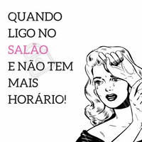 Quem nunca passou por esse drama? 😂 Aproveita que o fim de ano tá chegando e adianta o agendamento do seu horário! ☎️ #salao #beleza #ahazou #cabelo