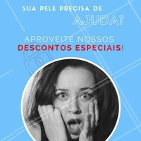 Tá difícil cuidar da pele sozinha? 😰 Pode contar com a gente! Nossos descontos estão super especiais para você cuidar da sua pele do melhor jeito 😍 #esteticafacial #estetica #ahazou #peeling #limpezadepele