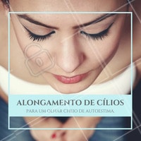 Já pensou que incrível dormir e acordar com os cílios impecáveis? Se você tem esse sonho, faça virar realidade com alongamento de cílios! #alongamentodecílios #cílios #amo #olhos #ahazou #alongamentodecilios #cilios #olhar