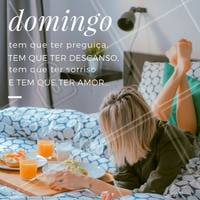 Domingo é dia de se cuidar, se amar e recarregar as energias para a semana que vem pela frente 💗 Bom domingo para todos! #amo #domingo #ahazou #domingão #cuidados #amor #energias #descansar