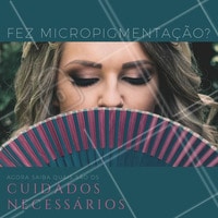 Após a micropigmentação, é importante tomar alguns cuidados para que as sobrancelhas cicatrizem direitinho e durem por mais tempo.
• Evite o sol por três dias, usando protetor solar na região e evitando ao máximo o calor;
• Não molhar nas primeiras 48 horas a área das sobrancelhas;
• Higienize a área somente com soro fisiológico em compressas geladas nas primeiras 48 horas;
• Sempre higienize suas mãos antes de qualquer procedimento no local que foi pigmentado durante a cicatrização;
Para mais informações de cuidados converse com a sua profissional 😉 #micropigmentação #amo #ahazou #sobrancelha #sobrancelhaperfeita #rosto #designdesobrancelha