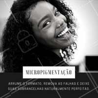 A micropigmentação é uma técnica que utiliza uma tinta específica que penetra suavemente na pele. Seu objetivo é justamente modelar as sobrancelhas de acordo com o formato do rosto, além de cobrir eventuais falhas, deixando as sobrancelhas impecáveis. E você? Já agendou seu horário? #falhas #micropigmentação #amo #ahazou #sobrancelha #sobrancelhaperfeita #rosto #designdesobrancelha
