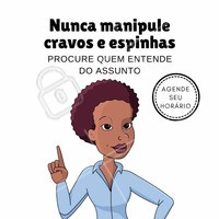 Manipular cravos e espinhas podem causar cicatrizes na pele. Deixe isso com quem entende do assunto. Marque agora uma avaliação #esteticafacial #acne #comedoes #espinhas #cravos #ahazou #beleza #pele #pelesaudavel #tratamentofacial