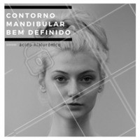 O contorno mandibular, pode corrigir deformidades ou acentuar e melhorar ainda mais o contorno do rosto. Ressaltando os traços e rejuvenescendo a feição. Ligue agora e agende seu horário 😌 #contornomandibular #rejuvenescimento #estéticafacial #contorno #amo #ahazou #mandibula