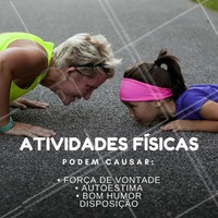 4 motivos para você começar a fazer atividades físicas! #nutrição #alimentosaudável #ahazou #saude #beleza #bemestar #autoestima #fitness #atividadesfisicas #academia
