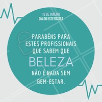 Ser esteticista é se preocupar com a saúde por inteiro, física e mental. Parabéns esteticistas pelo dia de vocês e por se dedicarem para fazer o bem 😌💚 #diadoesteticista #estética #amo #ahazou #parabéns #saúde #bemestar #beleza #autoestima #profissão #cuidado