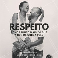 Hoje é dia da Consciência Negra! É dia de fazer uma reflexão e nos lembrarmos de um povo que lutou pelos seus direitos e fez história. Consciência Negra Sim! ✊✊✊ #Ahazou #Beleza #ConsciênciaNegra #Respeito #Preconceito