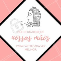 Mãos cada dia melhores, para cabelos cada dia mais bonitos. Amém! 🙌 #amo #ahazou #cabelo #cabeleireiro #salãodebeleza #salão #beleza #mãosabençoadas