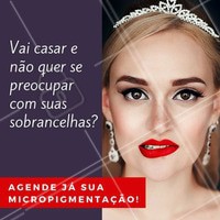 A micropigmentação de sobrancelhas é perfeita pras noivinhas! 👰 Sobrancelha perfeita no dia do seu casamento, na lua de mel e todos os dias depois. Pra você curtir o seu dia sem nenhuma preocupação! #micropigmentacao #sobrancelha #ahazou #noivas