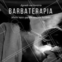 A barbaterapia vai além da toalha quente e navalha. Venha ter uma experiência de relaxamento enquanto cuidamos da sua barba. Agende agora mesmo seu horário #barbaterapia #ahazou #barbearia #barba #cuidadosmasculinos #beleza #autoestima