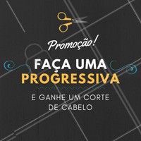 Venha fazer sua escova progressiva conosco e ganhe um corte de cabelo #escovaprogressiva #progressiva #cabelo #cortedecabelo #ahazou #beleza #autoestima #escova #cortefeminino.