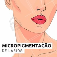 Já pensou viver de batom o tempo todo? Com a micropigmentação labial, você colore os seus lábios como se estivesse de batom e ainda é possível remodelar o formato dos seus lábios! 😍 Aproveite essa técnica maravilhosa e agende já seu horário! #Micropigmentacao labial #lips #ahazou #maquiagemdefinitiva