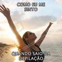 Aquela sensação de liberdade que só uma depilação bem feita nos dá, né? 😂 #depilacao #fotodepilacao #ahazou #depilacaoalaser