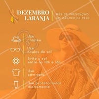 Dezembro Laranja: se exponha mas não se queime. Uma campanha da SBD (Sociedade Brasileira de Dermatologia) para a prevenção ao câncer de pele.
#dezembrolaranja #saude #protetorsolar #ahazou #beleza #cancerdepele #prevencao #dezembro #bemestar #autoestima #amorproprio